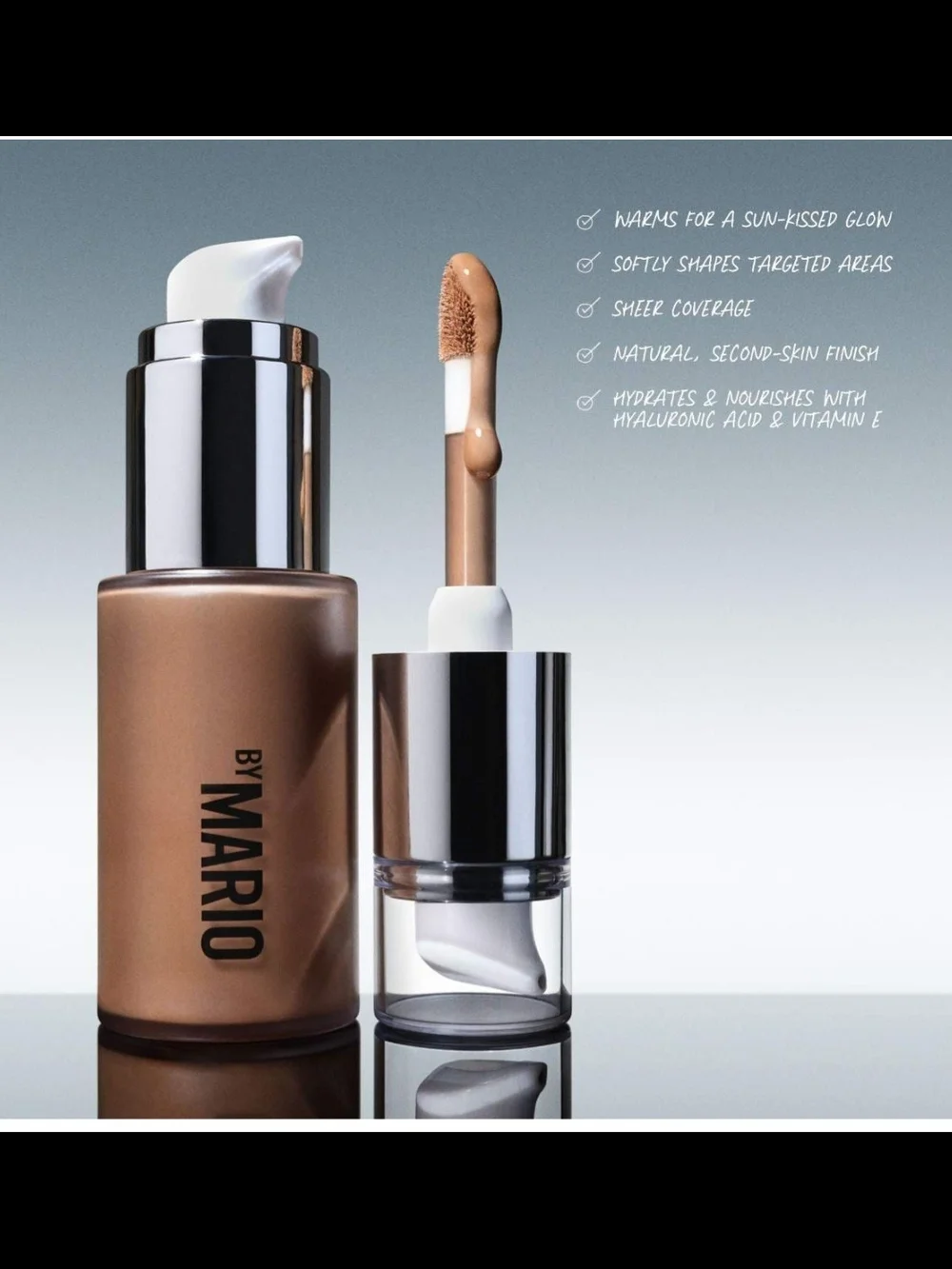 Makeup By Mario SoftSculpt Bronzing & Shaping Serum Liquid Bronzer In Light  NIB